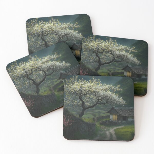 Item preview, Beautiful landscape countryside artwork in spring 21 designed and sold by jetaiart.