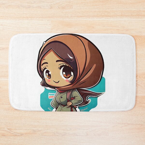 Item preview, Beautiful Anime Arab Hijab Head Scarf Beautiful Girl designed and sold by MrBadDream.