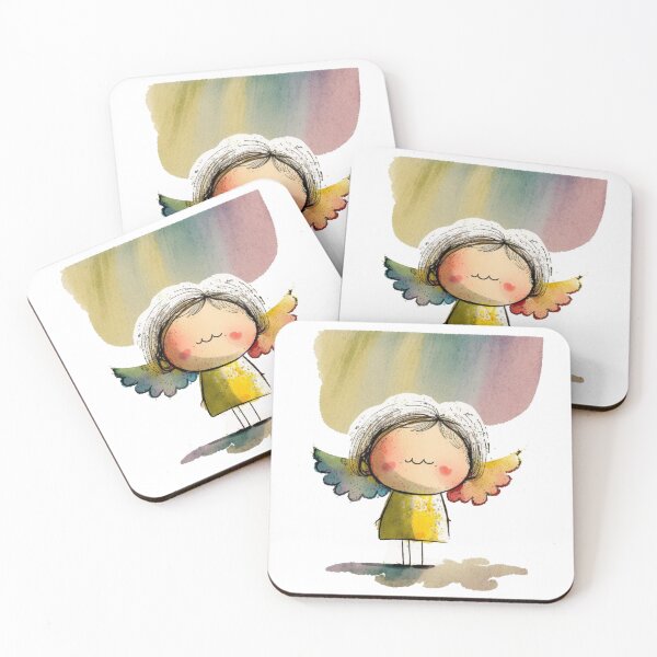 Aperçu de l'œuvre comptines petit ange créée et vendue par printiesart.