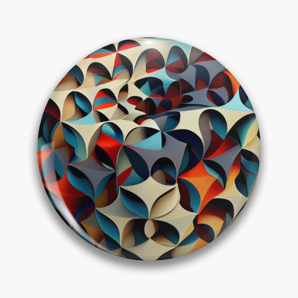 Item preview, Three Dimensional Cool Pattern Digital Painting designed and sold by CodeAndColors.