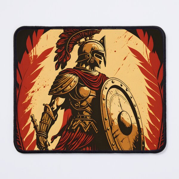 Item preview, spartan soldier on a battlefield designed and sold by R.L cases and stickers.