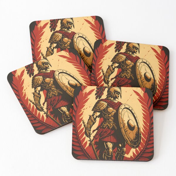 Item preview, spartan soldier on a battlefield designed and sold by R.L cases and stickers.