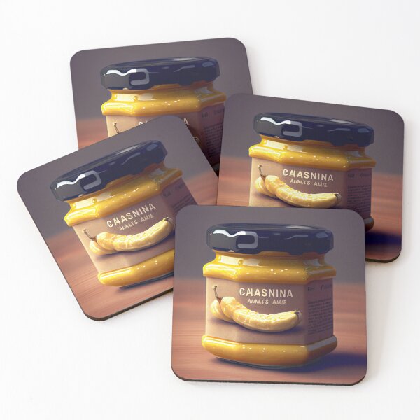 Artikelvorschau, Cheesy Banana Jam Digital Painting entworfen und verkauft von CodeAndColors.