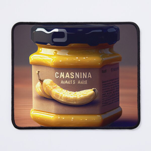 Artikelvorschau, Cheesy Banana Jam Digital Painting entworfen und verkauft von CodeAndColors.