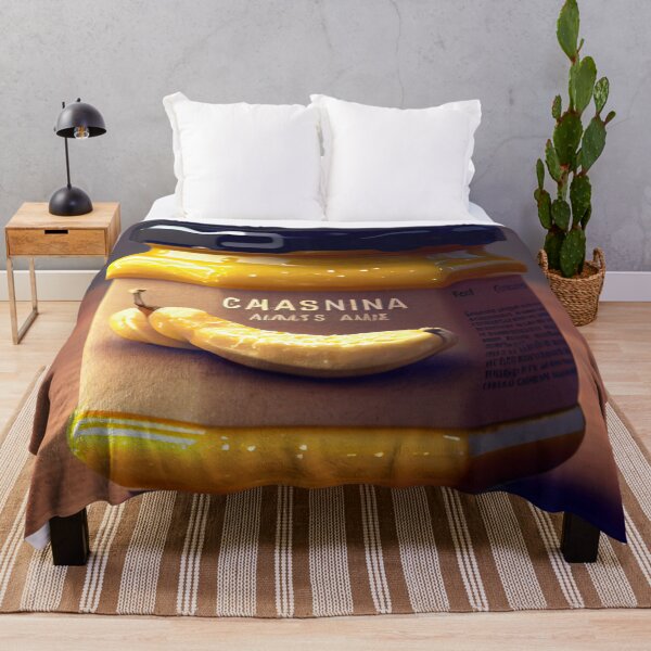 Artikelvorschau, Cheesy Banana Jam Digital Painting entworfen und verkauft von CodeAndColors.