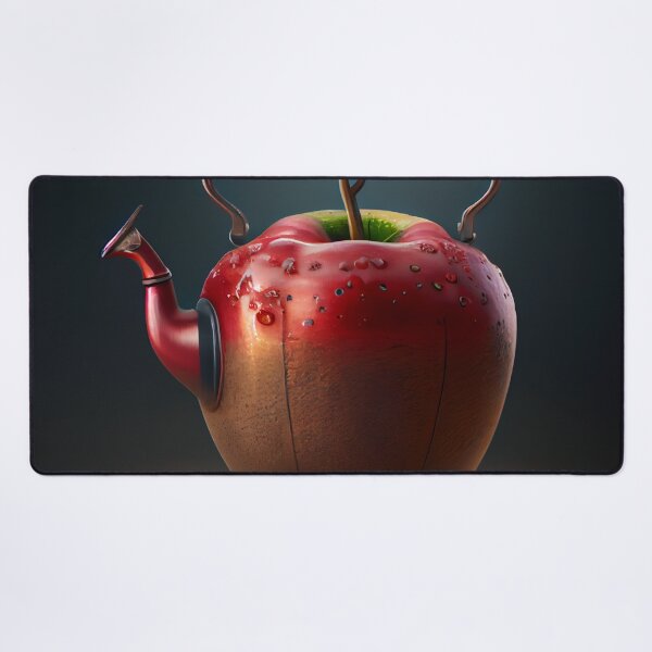 Item preview, A Step Lately Apple Kettle Digital Painting designed and sold by CodeAndColors.