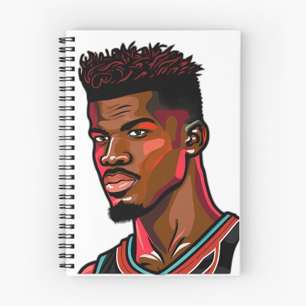 Aperçu de l'œuvre Résumé de Jimmy Butler créée et vendue par HomemadeHoops.