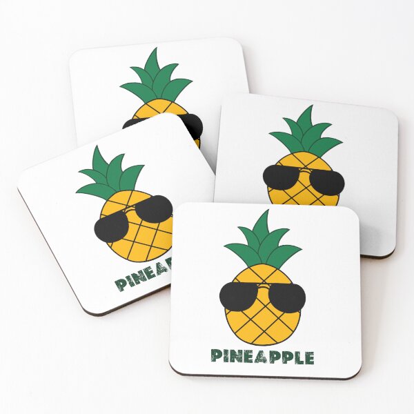 Item preview, Pineapple with sunglasses designed and sold by Manar Altaweel.