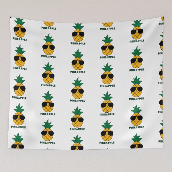 Item preview, Pineapple with sunglasses designed and sold by Manar Altaweel.