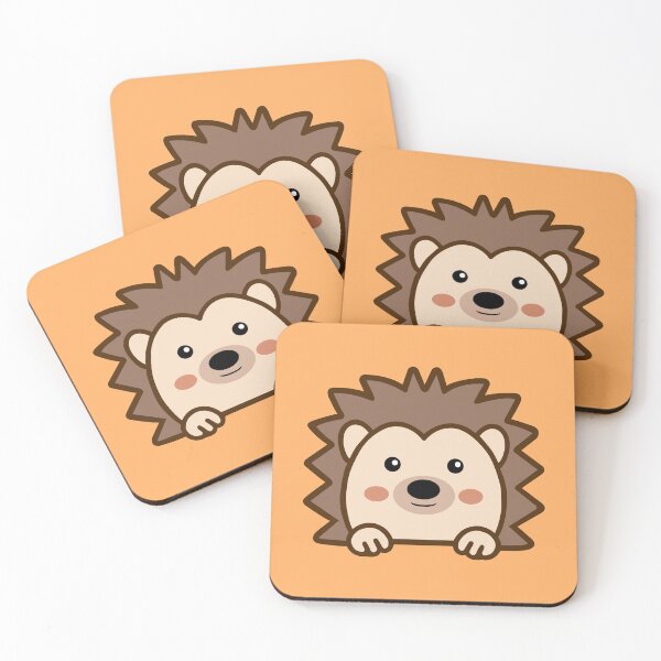 Item preview, Cute Kawaii Cartoon Hedgehog designed and sold by 8thStreetDesign.