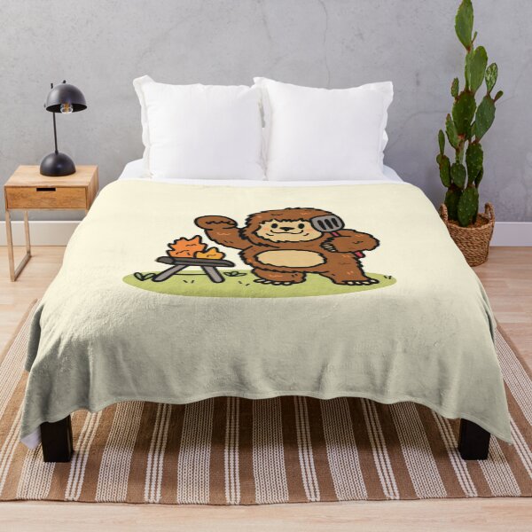 Item preview, Cute Bigfoot Sasquatch BBQ Summer Cryptids designed and sold by JokeGysen.