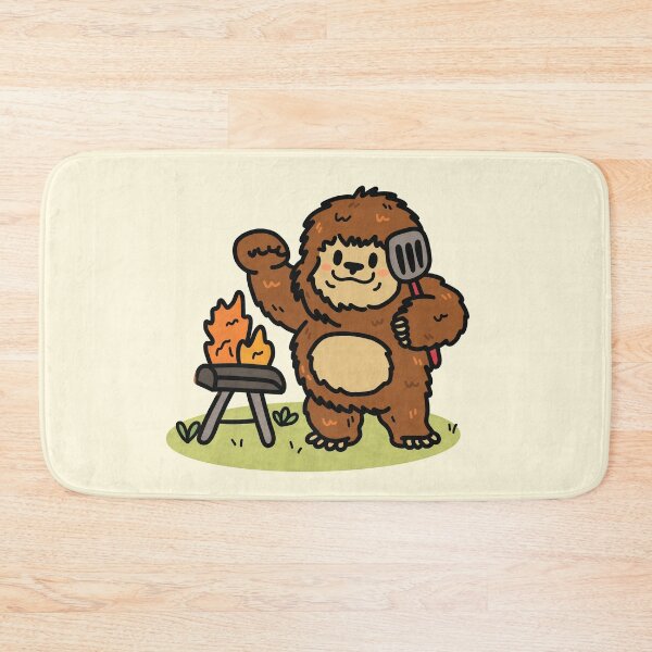 Item preview, Cute Bigfoot Sasquatch BBQ Summer Cryptids designed and sold by JokeGysen.