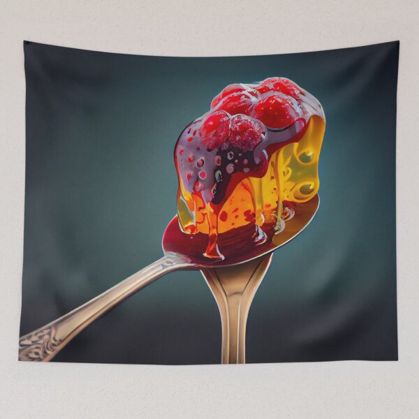 Item preview, Spoonful of Jelly on the Back Digital Painting designed and sold by CodeAndColors.