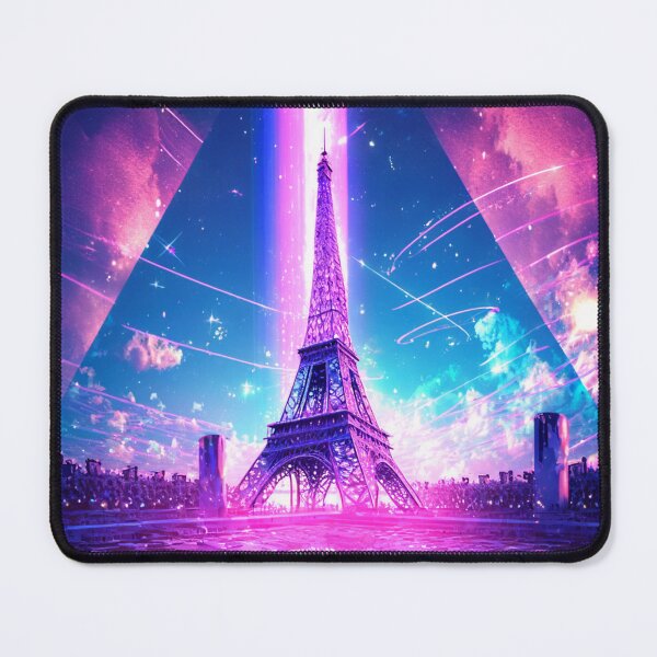 Item preview, 80s Synthwave cyberpunk Paris - Eiffel Tower designed and sold by RESToRAPTOR.