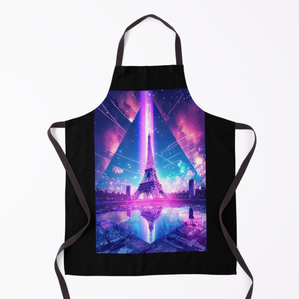 Item preview, 80s Synthwave cyberpunk Paris - Eiffel Tower designed and sold by RESToRAPTOR.