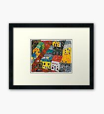 Reykjavik Rooftops Framed Print