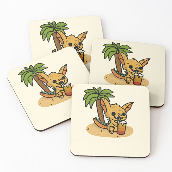Item preview, Cute Chupacabra Beach Drink Summer Cryptids designed and sold by JokeGysen.