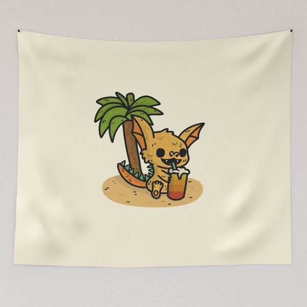 Item preview, Cute Chupacabra Beach Drink Summer Cryptids designed and sold by JokeGysen.