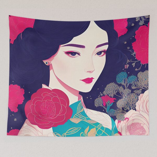 Item preview, Coquette, Femininity and Camellia Flowers designed and sold by FriskyLemur.
