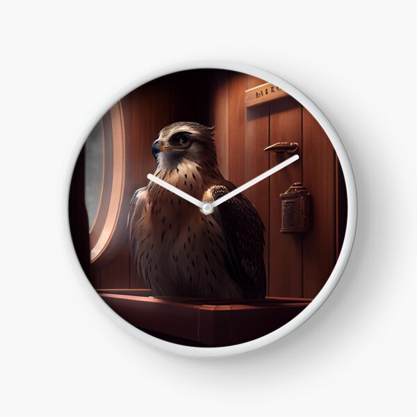 Item preview, Platinum Falcon in the Sauna Digital Painting designed and sold by CodeAndColors.