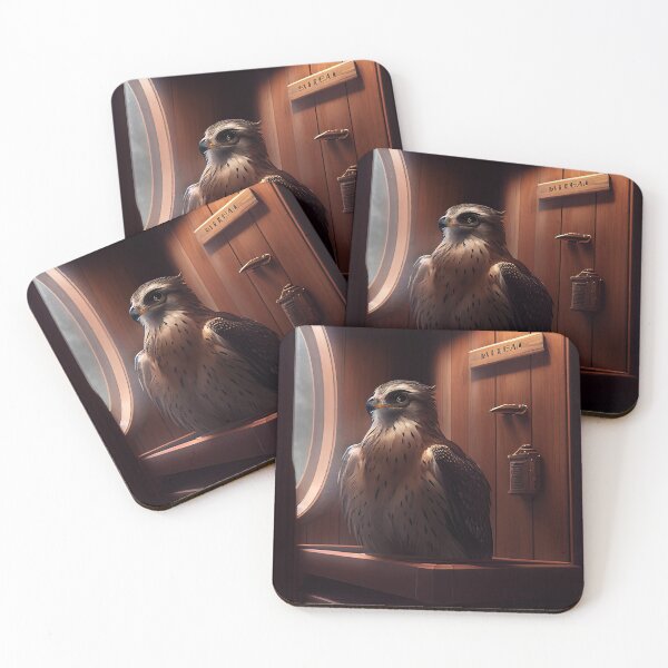 Item preview, Platinum Falcon in the Sauna Digital Painting designed and sold by CodeAndColors.