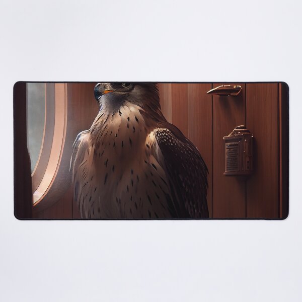 Item preview, Platinum Falcon in the Sauna Digital Painting designed and sold by CodeAndColors.
