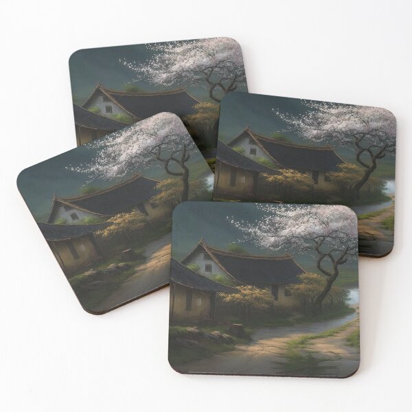 Item preview, Beautiful landscape countryside artwork in spring 24 designed and sold by jetaiart.