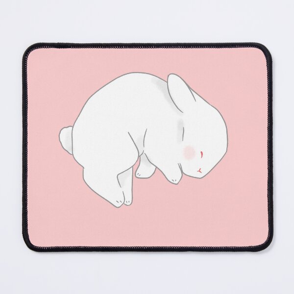 Item preview, Sleeping red eye white Holland Lop Rabbit | Bunniesmee designed and sold by bunniesmee.