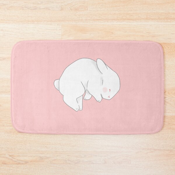 Item preview, Sleeping red eye white Holland Lop Rabbit | Bunniesmee  designed and sold by bunniesmee.