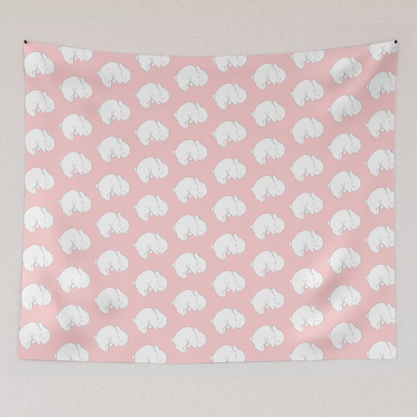 Item preview, Sleeping red eye white Holland Lop Rabbit | Bunniesmee  designed and sold by bunniesmee.