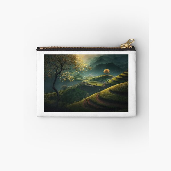 Item preview, Beautiful landscape countryside artwork - Vietnam Terraced fields 02 designed and sold by jetaiart.