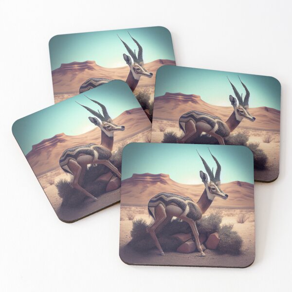 Item preview, A Gloved Gazelle in Crumble Digital Painting designed and sold by CodeAndColors.