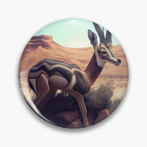 Artikelvorschau, A Gloved Gazelle in Crumble Digital Painting entworfen und verkauft von CodeAndColors.