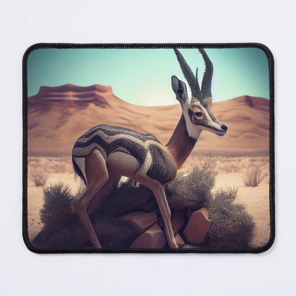 Artikelvorschau, A Gloved Gazelle in Crumble Digital Painting entworfen und verkauft von CodeAndColors.