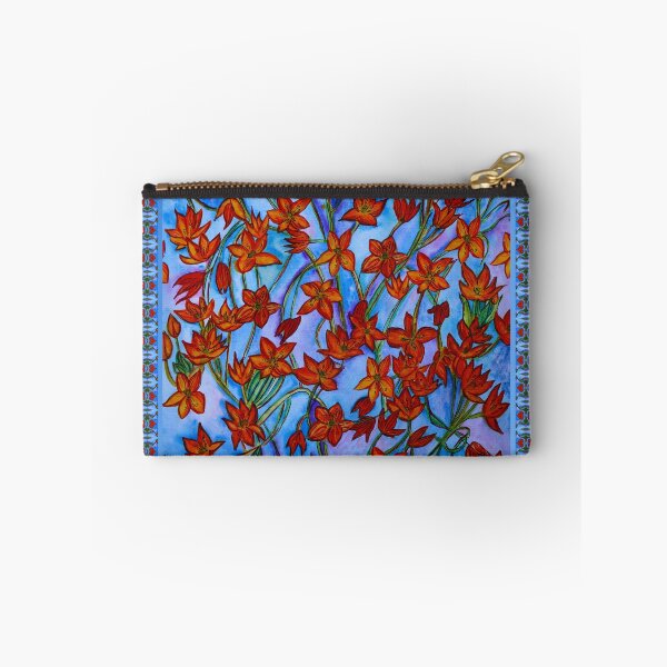 Artikelvorschau, Orange Blumenmuster entworfen und verkauft von Nira Dabush.