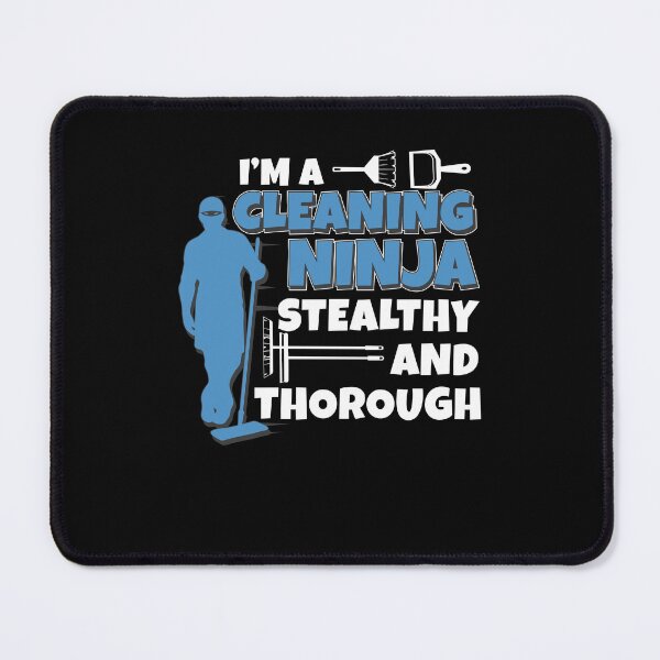 Item preview, Housekeeper Cleaning Ninja Funny House Cleaner designed and sold by StrongShirts.