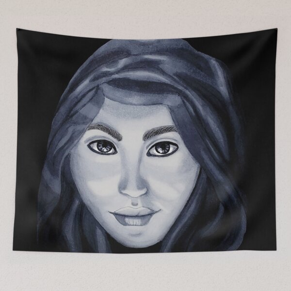 Item preview, Ominous Cloaked Woman designed and sold by KayleeRoseArt.