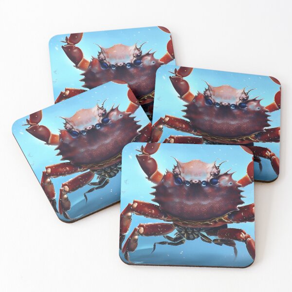 Item preview, Large Sea Crab In The Deep Blue Sea designed and sold by Ink Art Design.