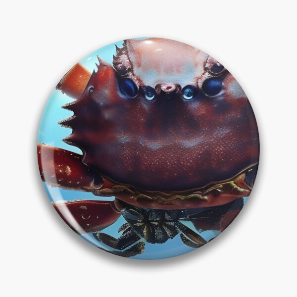 Item preview, Large Sea Crab In The Deep Blue Sea designed and sold by Ink Art Design.