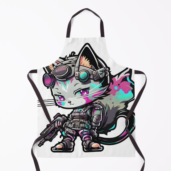 Item preview, The Cyber Cat Kawaii designed and sold by asurathunder.