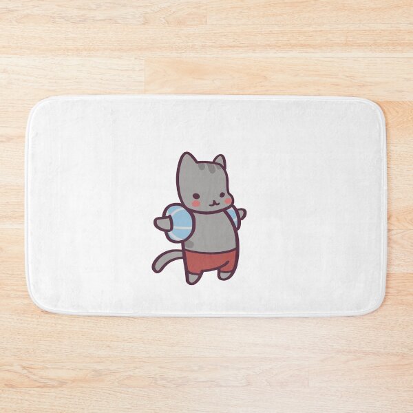 Item preview, Adorable Cartoon Kitty Cat Ready To Swim designed and sold by ThumboArtBumbo.
