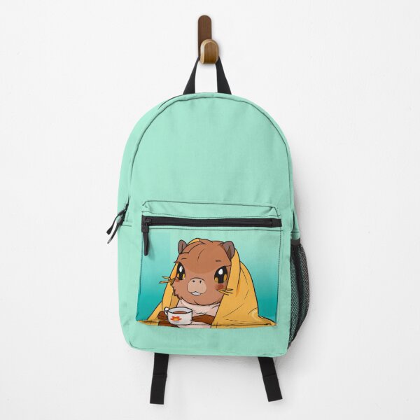 Item preview, Capybara with blanket and tea designed and sold by Artaloo.