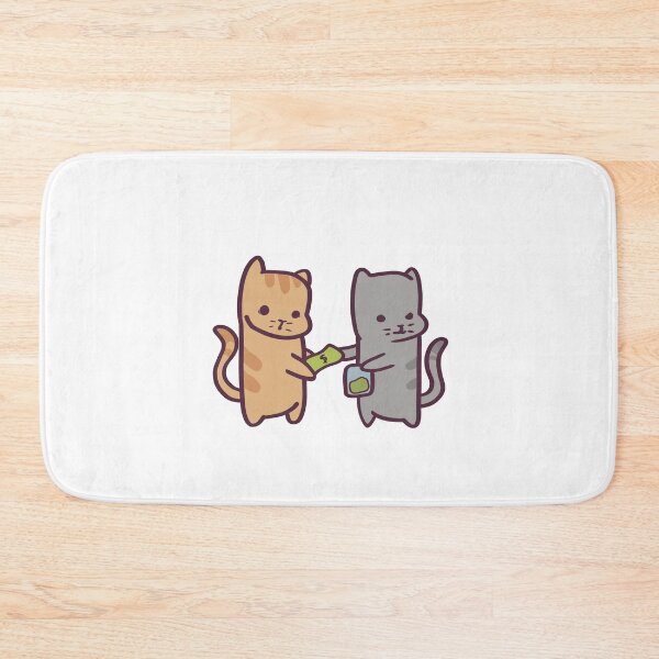 Item preview, Silly Cartoon Cats Doing a Catnip Deal designed and sold by ThumboArtBumbo.
