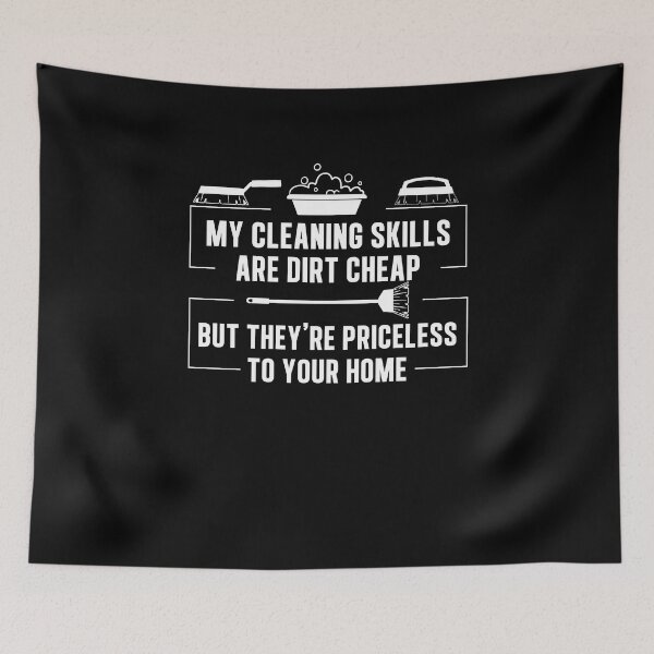 Item preview, Housekeeper My Cleaning Skills Funny House Cleaner designed and sold by StrongShirts.