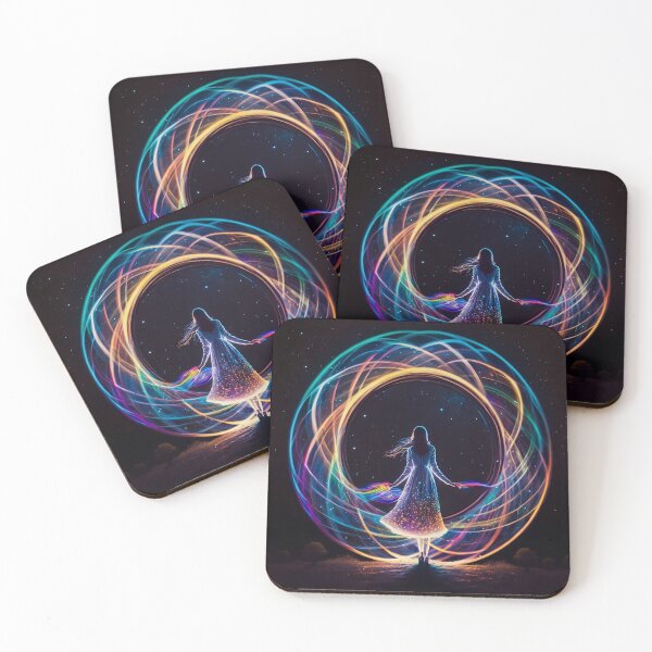 Item preview, Woman Casting a Light Spell at Night designed and sold by fadetocolour.