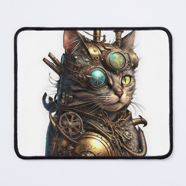 Item preview, Steampunk Animals - Mechanical Cats #15 designed and sold by MindAsylum.