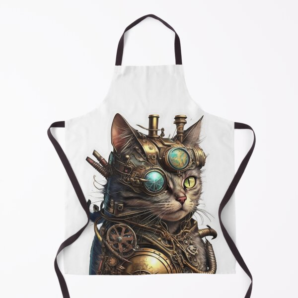 Item preview, Steampunk Animals - Mechanical Cats #15 designed and sold by MindAsylum.