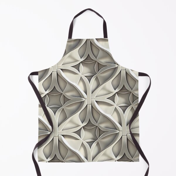 Artikelvorschau, Pale Three Dimensional Monochromatic Muted California Chic Pattern Digital Painting entworfen und verkauft von CodeAndColors.