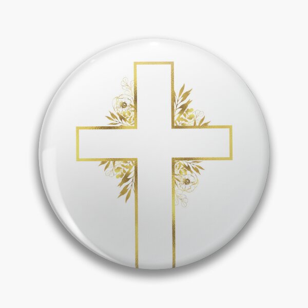 Item preview, Easter Blessings - Golden Cross & Pastel eggs designed and sold by Ceramic Scripture.