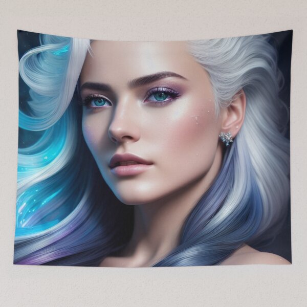 Item preview, Cosmic Beauty #66 - Cosmic Beauty with Cosmic White Hair - Part of the 1st Cosmic Beauty Collection designed and sold by DoubleExposures.